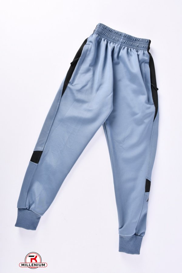 Штани для хлопчика спортивні (кол. сірий) (92%Polyester 8%Spandex)"ALE" Зріст в наявності : 110, 128 арт.01713