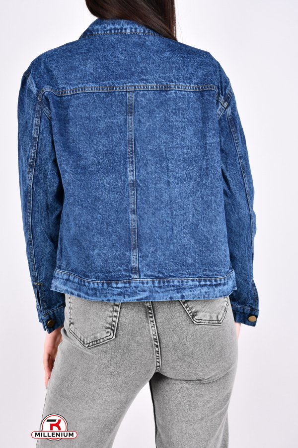 Жіночий піджак джинсовий (кол. синій) "BASE" Розміри в наявності : 44, 46, 48 арт.A7675