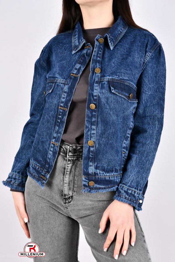 Жіночий піджак джинсовий (кол. синій) "BASE" Розміри в наявності : 44, 46, 48 арт.A7671