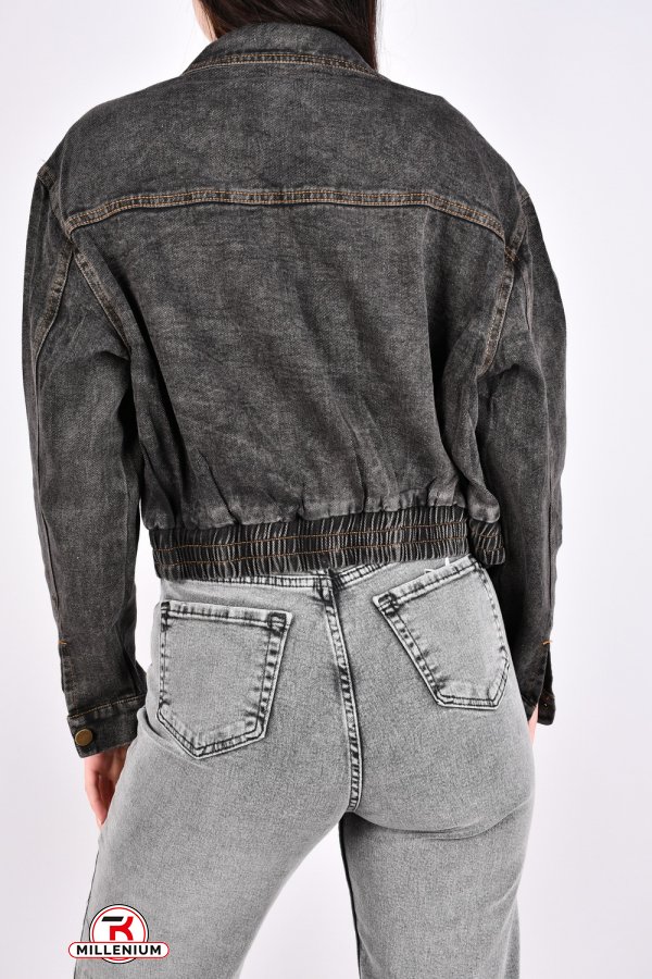 Пиджак женский джинсовый (цв.серый) "BASE" Размеры в наличии : 40, 42, 44 арт.A7695