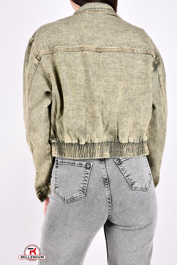 Жіночий піджак джинсовий (кол. хакі) "BASE" Розміри в наявності : 40, 42, 44 арт.A7695