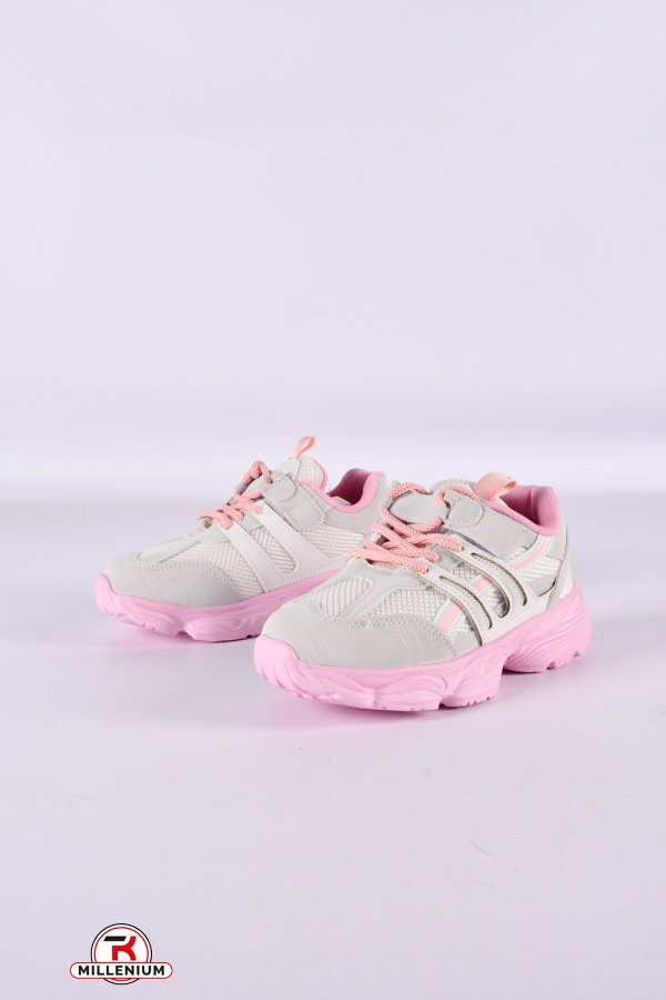 Кросівки для дівчинки "KIMBOO" (автоматична шнурівка) Розміри в наявності : 33, 34, 35, 36, 37 арт.X2421-3F