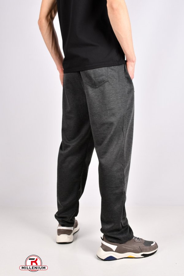 Чоловічі штани (кол. т. сірий) трикотажні "BACK CYCLONE" Розміри в наявності : 48, 50, 52 арт.WK-7066