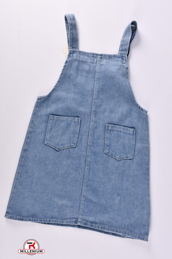 Сарафан джинсовий футболка для дівчинки (кол. рожевий) Зріст в наявності : 122, 140 арт.D030