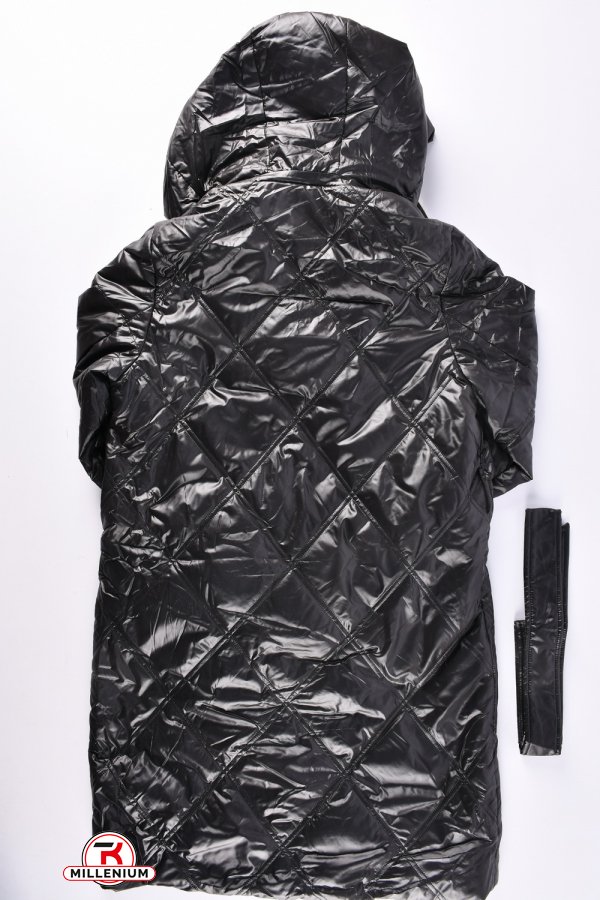 Куртка жіноча (кол. чорний) демісезонна болонева Розміри в наявності : 40, 42, 44, 46, 48 арт.2333