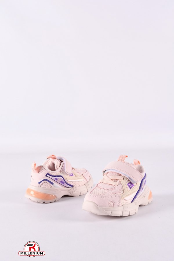 Кросівки для дівчинки "W.NIKO" (тканинні) зі шкіряною устілкою підошва матеріал ЕВА Розміри в наявності : 22, 23, 24, 25, 26, 27 арт.AG653-3