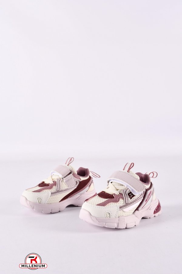 Кросівки для дівчинки "W.NIKO" (тканинні) зі шкіряною устілкою підошва матеріал ЕВА Розміри в наявності : 22, 23, 24, 25, 26, 27 арт.AG653-2