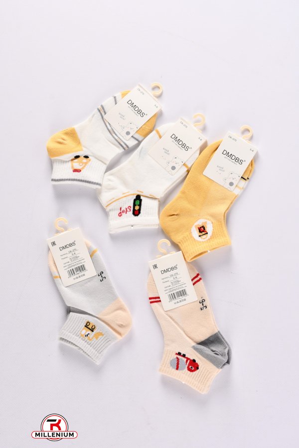 Шкарпетки всесезонні для дівчинки на 5-6 років (80% COTTON 15% Polyamide5%spandex) арт.CK-270