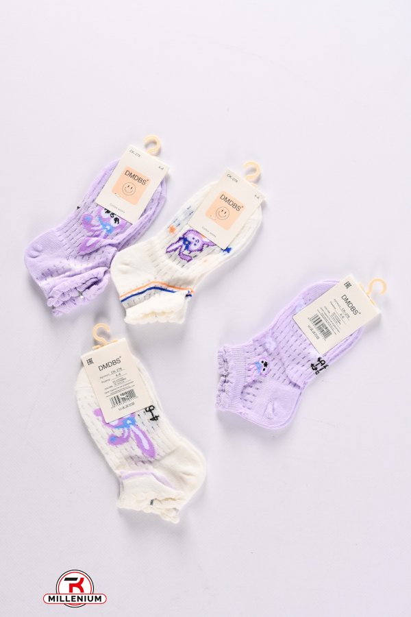 Шкарпетки всесезонні для дівчинки на 4-6 років (80% COTTON 15% Polyamide5%spandex) арт.CK-278