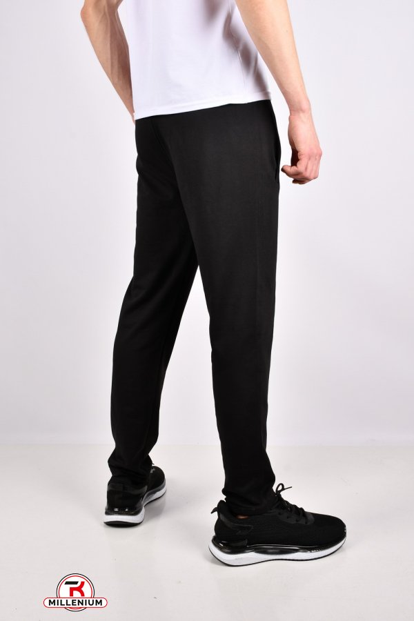 Чоловічі штани (кол. чорний) трикотажні Розміри в наявності : 46, 48, 52 арт.20