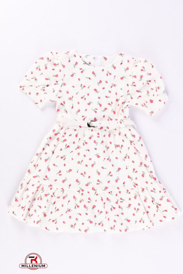 Сукня для дівчинки (кол. білий) трикотажна Зріст в наявності : 104, 110, 116, 122, 128 арт.751
