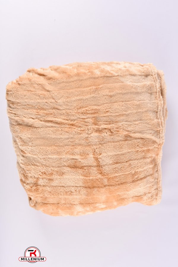 Плед-покрывало (цв.кремовый) ткань микрофибра (размер 200/230 см) вес 1.42кг арт.CH-1413