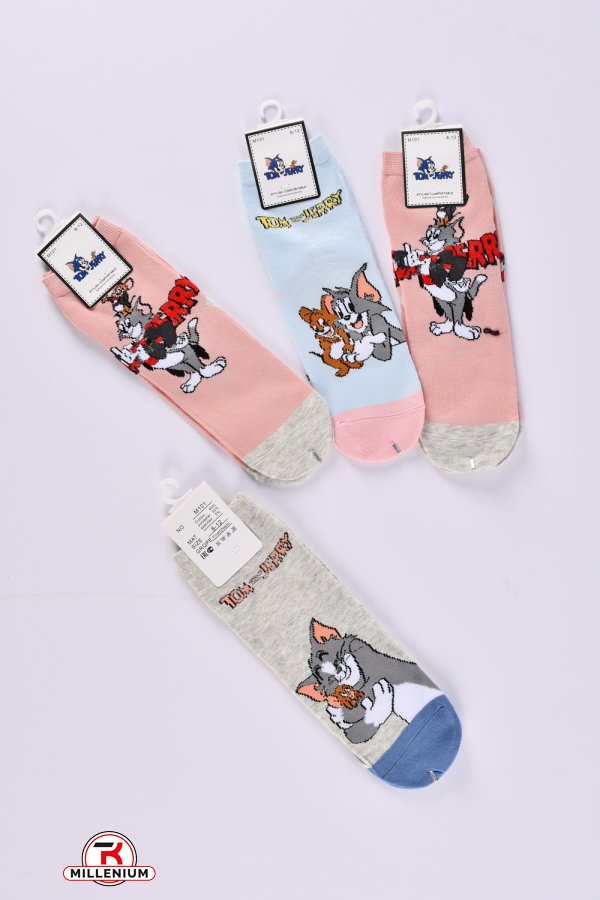 Шкарпетки дитячі вік 8-12 років (65% cotton, 30% polyester, 5% spandex) арт.M101-5