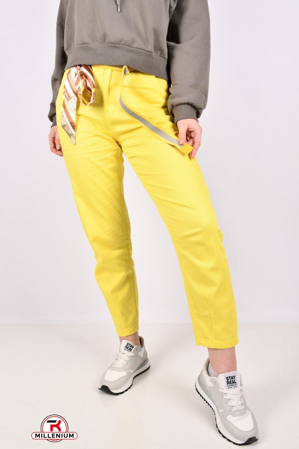 Штани жіночі стрейчові "Vanver" модель МОМ з поясом Розміри в наявності : 25, 26, 27, 28, 29, 30 арт.661-5