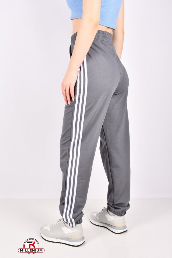 Штани жіночі (кол. сірий) трикотажні "Adidas" Розміри в наявності : 40, 42 арт.Adidas