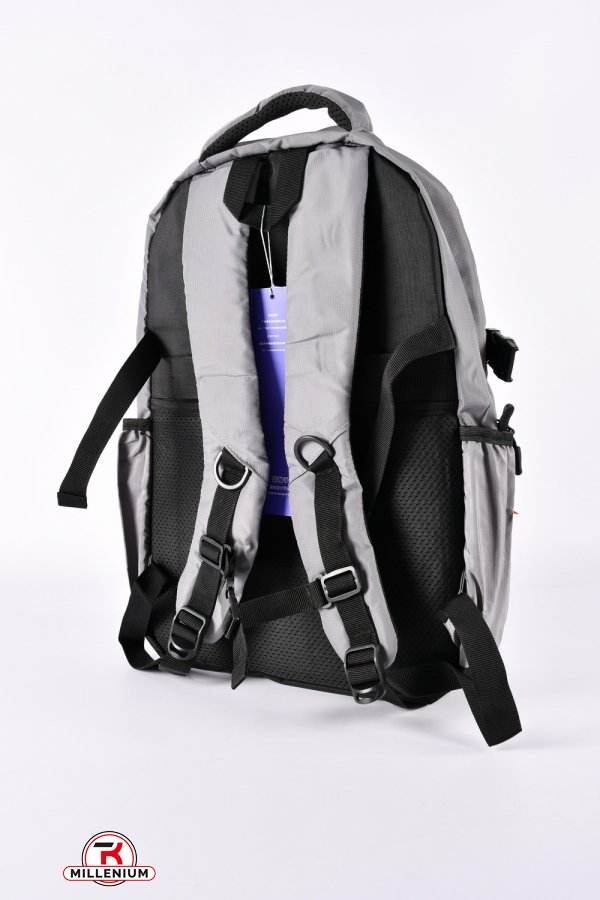 Рюкзак из плащёвки (цв.графитовый) размер 28/46/13 см. арт.S335