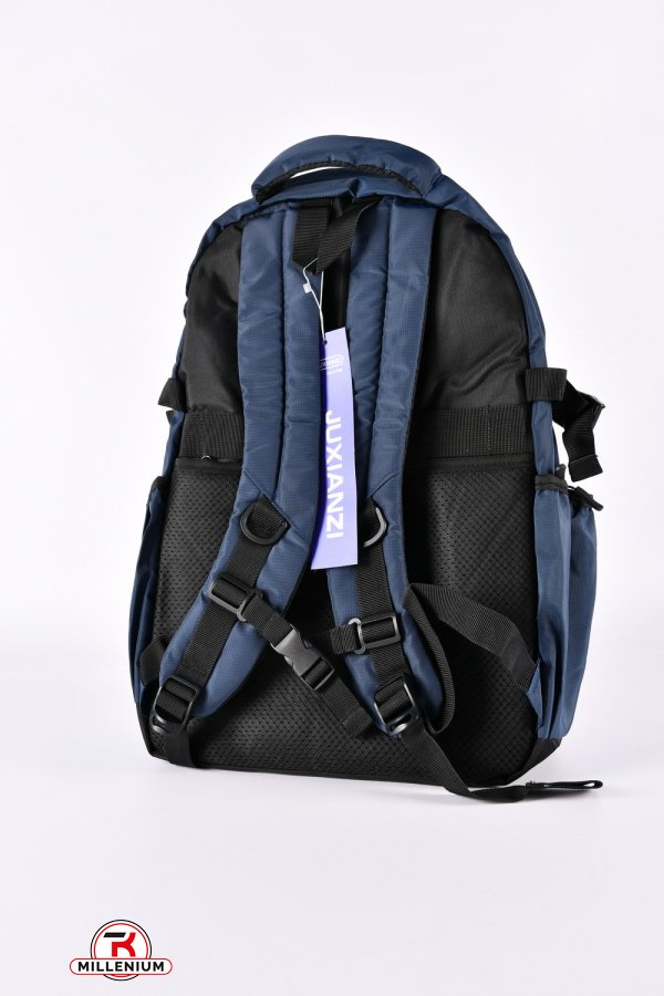 Рюкзак з плащівки (кол. синій) розмір 28/46/13 см. арт.S335