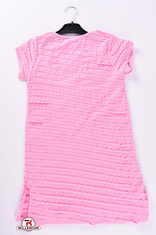 Сукня для дівчинки (кол. рожевий) трикотажна "DECO" Зріст в наявності : 122, 128, 134, 140 арт.403773
