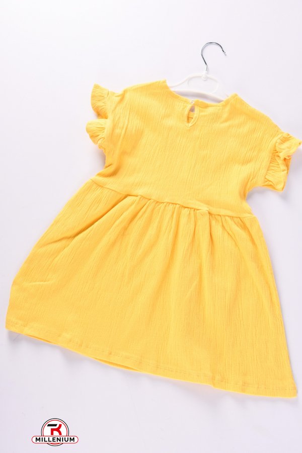 Платье для девочки (цв.жёлтый) "Via Girls" Рост в наличии : 98, 104, 110, 116 арт.399824