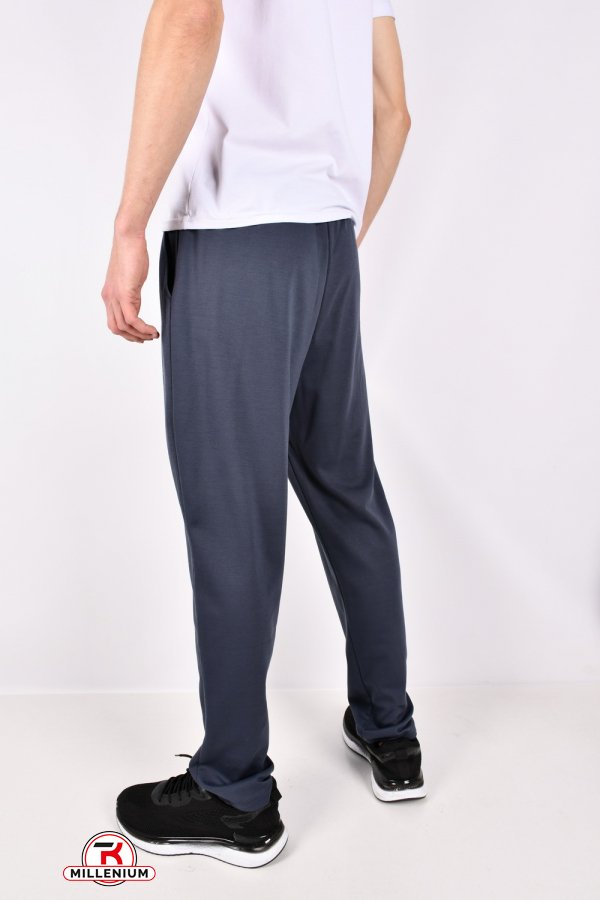 Чоловічі штани (кол. сіро-синій) трикотажні Розміри в наявності : 48, 50, 52, 54, 56 арт.JF3011