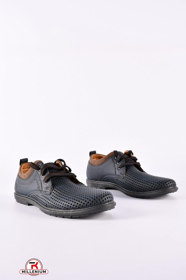 Чоловічі туфлі з перфорацією "DUAL" Розміри в наявності : 40, 41, 42, 43, 44, 45 арт.5451-3