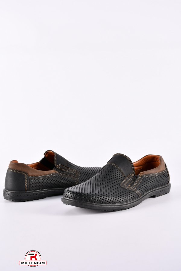 Чоловічі туфлі з перфорацією "DUAL" Розміри в наявності : 40, 41, 42, 43, 44, 45 арт.5437-1