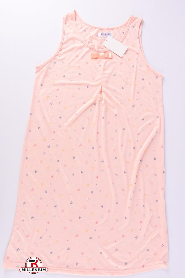 Ночная рубашка женская (цв. персиковый) Размеры в наличии : 46, 48, 50, 52, 54 арт.F1731