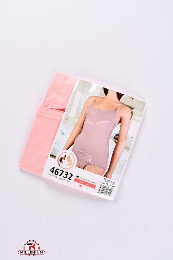 Комплект женский трикотажный (цв.розовый) майка+шортики "DOMINANT" Размеры в наличии : 42, 46 арт.46732