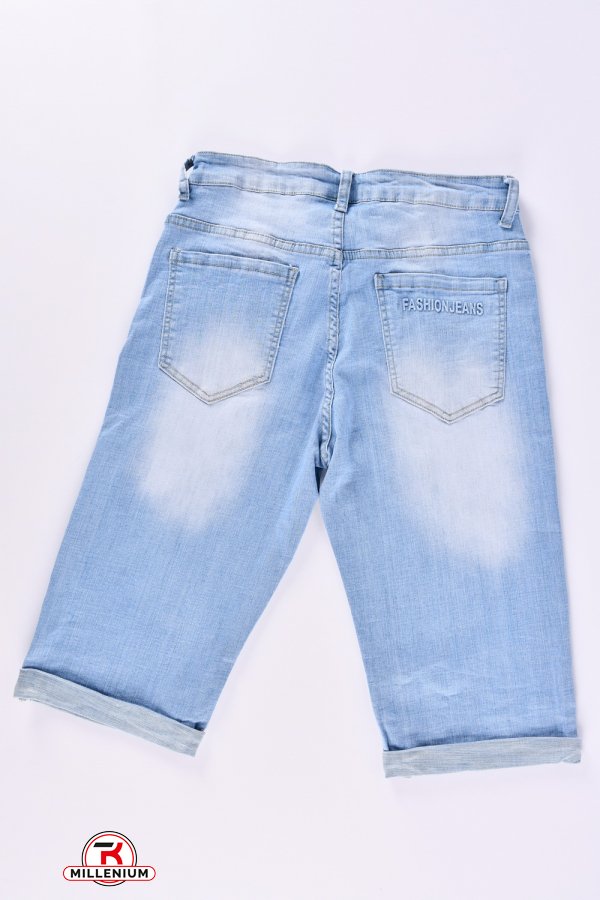 Бриджы джинсовые с стрейчем женские Размеры в наличии : 30, 31, 32, 33, 34, 36 арт.MF-2360