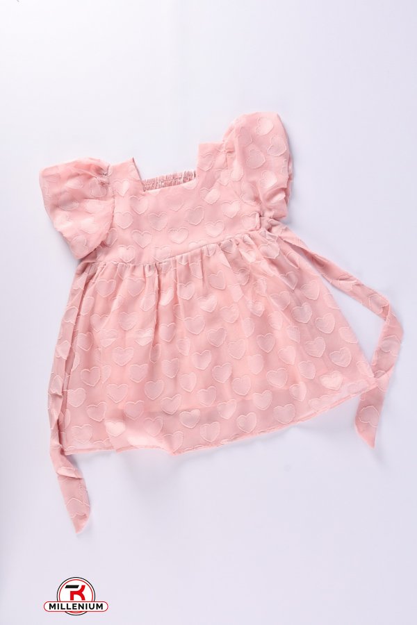 Платье для девочки (цв.розовый) "YALISI" Рост в наличии : 92, 98, 104, 110, 116 арт.901