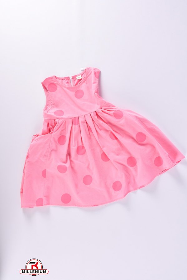 Платье для девочки (цв.розовый) "YALISI" Рост в наличии : 90, 98, 100, 104, 110, 116, 120, 122, 130 арт.905