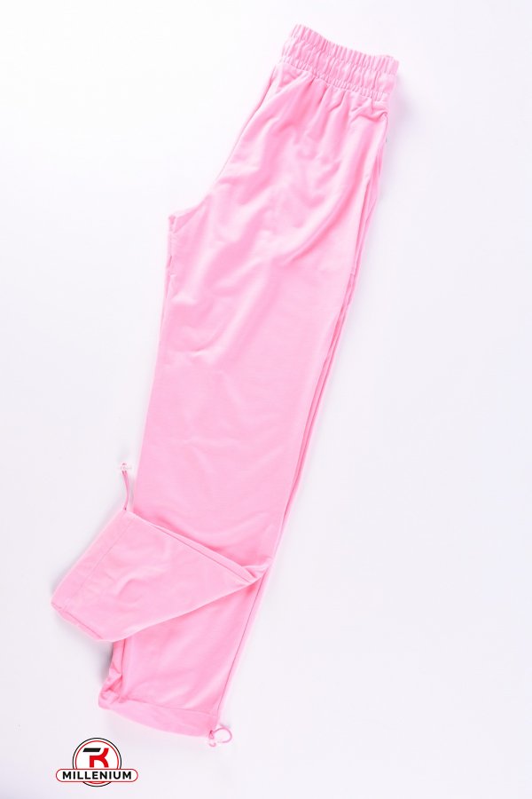 Штани жіночі спортивні (кол. рожевий) трикотажні X Розміри в наявності : 40, 42, 44, 46, 48, 50 арт.JH017