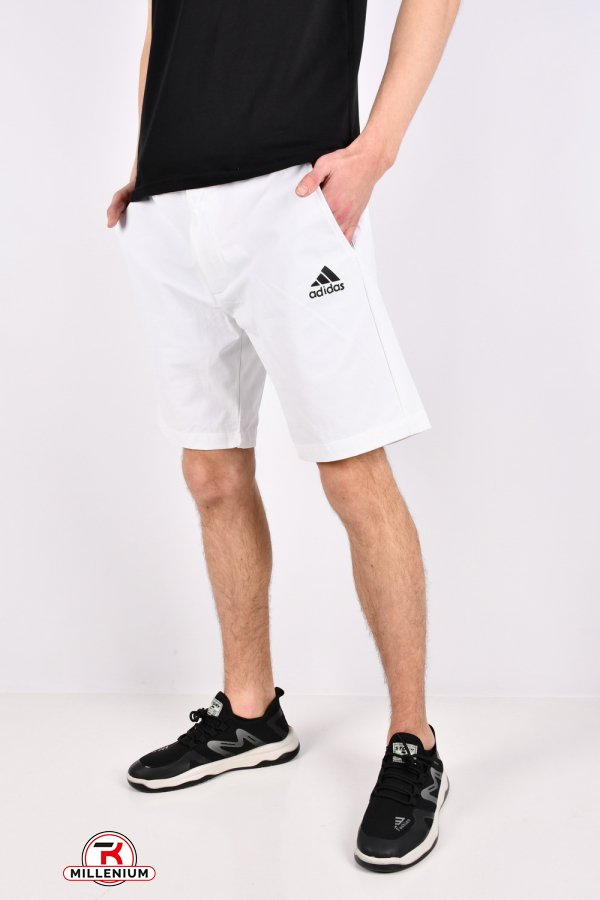 Шорты мужские (цв.белый) "Adidas" Размеры в наличии : 46, 48, 50, 52, 54, 56 арт.S822