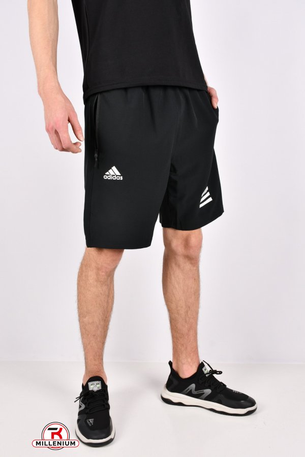 Шорты мужские (цв.черный) "Adidas" Размеры в наличии : 46, 48, 50, 52, 54 арт.S815