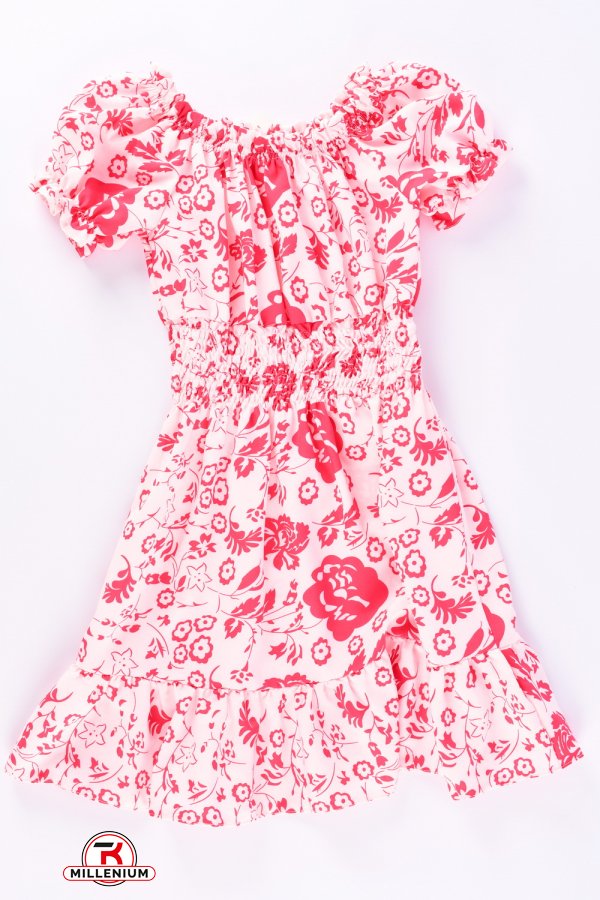 Платье для девочки (цв.белый/красный) Рост в наличии : 128, 134, 140, 146, 152 арт.764