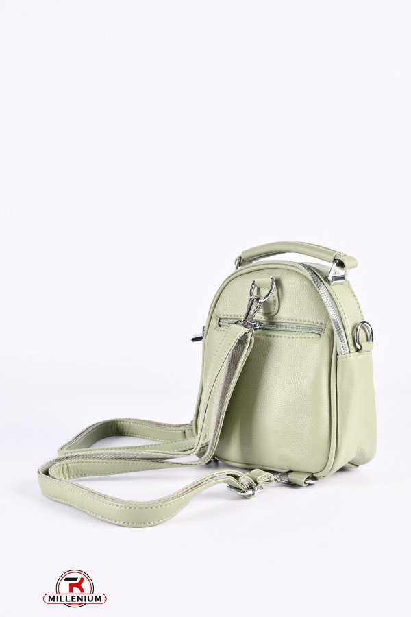 Рюкзак жіночий (кол. зелений) розмір 17/20/7 см. арт.SX612