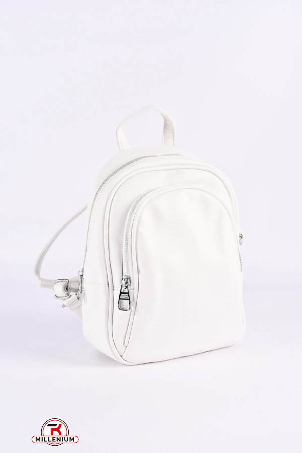 Рюкзак женский (цв.белый) размер 27/21/9 см. арт.PS3008