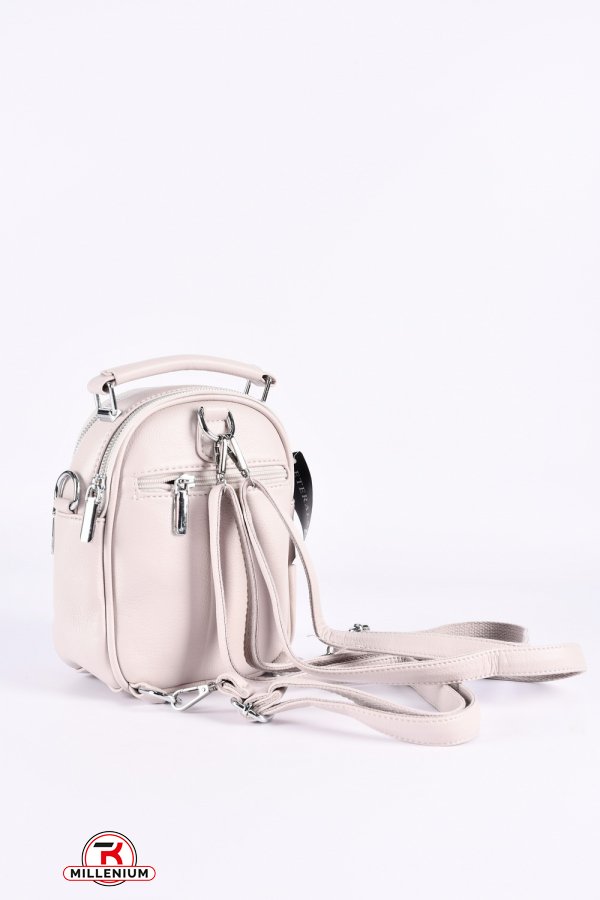Жіночий рюкзак (цв. сірий) розмір 21/17/8 см. арт.SX613