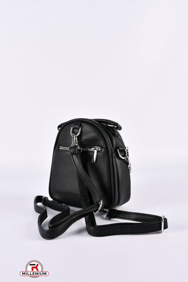 Рюкзак женский (цв.чёрный) размер 20/19/9 см арт.S6061