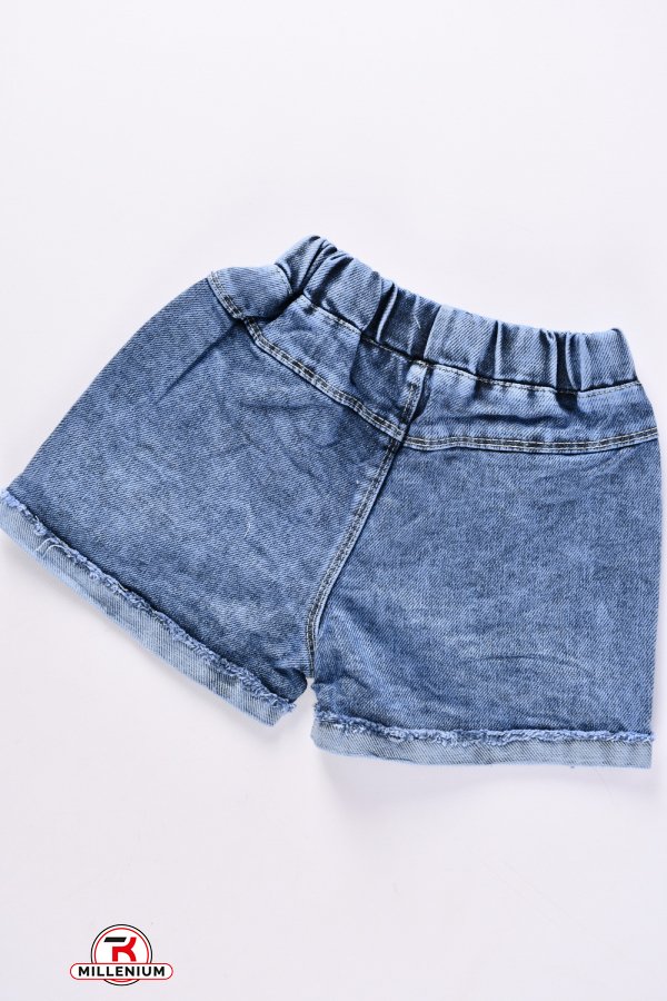 Шорты для девочки (цв.синий) джинсовые Рост в наличии : 86, 92, 98, 104 арт.767486