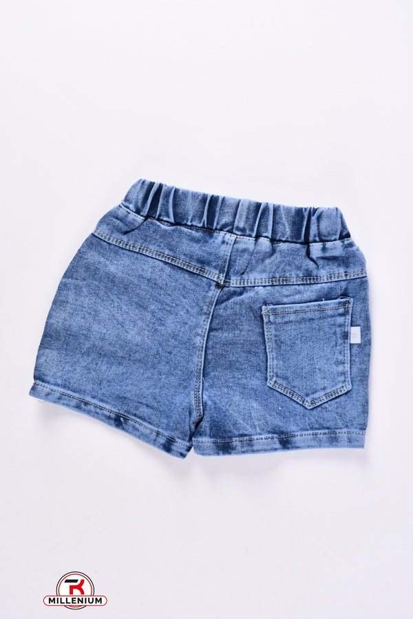 Шорты для девочки (цв.синий) джинсовые Рост в наличии : 86, 92, 98, 104 арт.767490