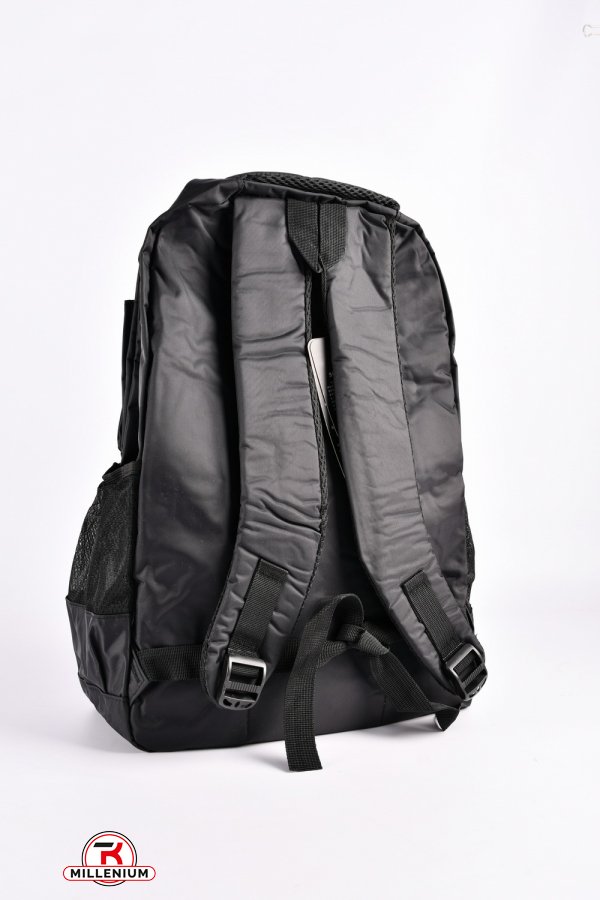 Рюкзак из плащевки  (цв.черный) размер 27/44/13 см. арт.F2008