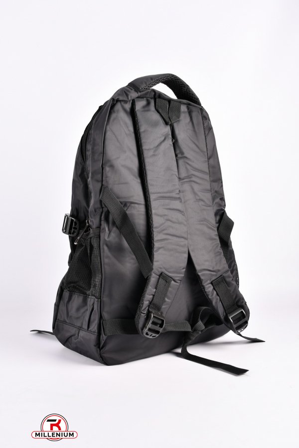 Рюкзак з плащової тканини  (кол. чорний) розмір 30/45/12 см. арт.F2006