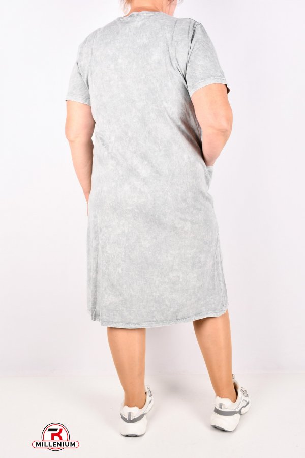 Сукня жіноча трикотажна (кол. сірий) "SWANSEA" Розміри в наявності : 52, 54, 56 арт.3083