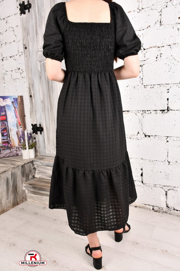 Платье женское (цв.черный) "LIVE STYLE" Размеры в наличии : 40, 42, 44 арт.4237