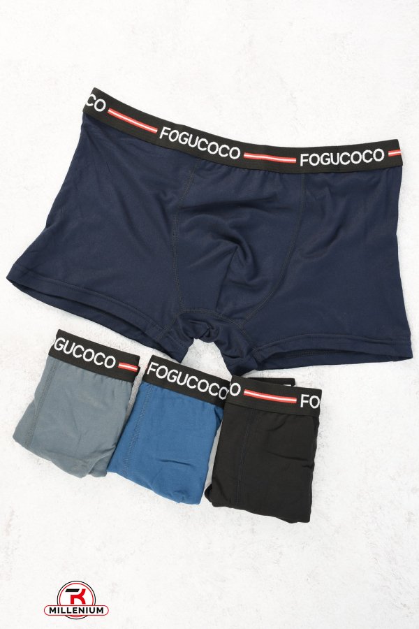 Боксери чоловічі "FOGUCOCO" (склад 95%COTTON 5%SPANDEX) Розміри в наявності : 46, 48, 50, 52 арт.F23005