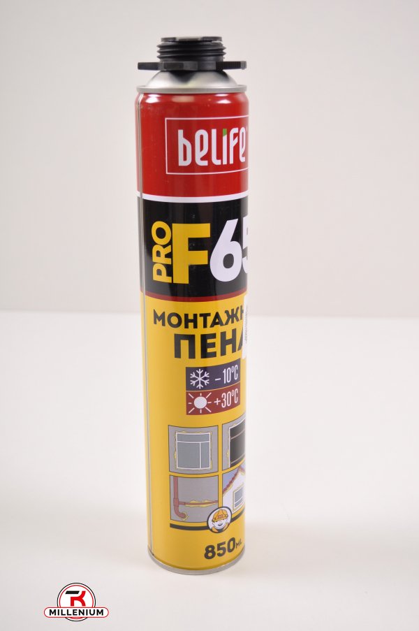 Піна монтажна BeLife 850мол. (професійна) арт.F65