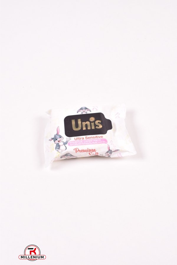 Влажные салфетки "UNIS" антибактериальные без запаха 25шт арт.25