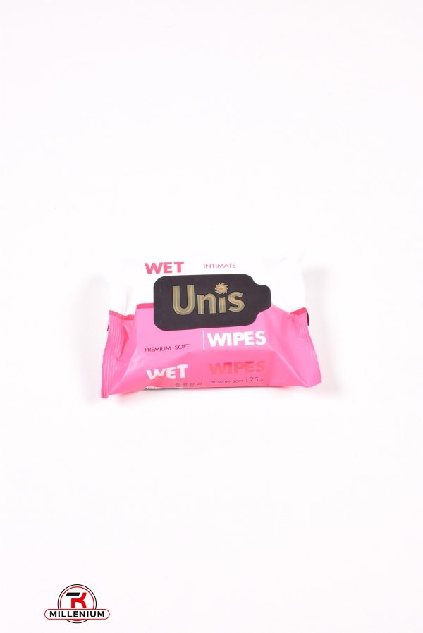 Влажные салфетки "UNIS" для интимной гигиены 25шт. арт.25