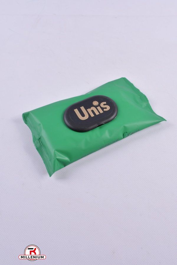 Влажные салфетки "UNIS" антибактериальные Perfume Green 24шт арт.24